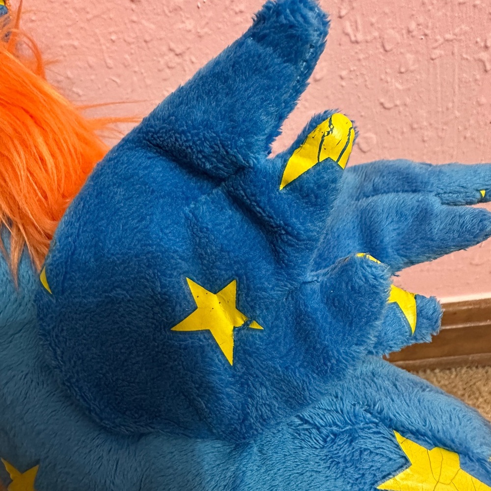 Neopets Starry Uni Blue Unicorn Pegasus 11" Plush Jakks Pacific 2008 horse star - Picture 7 of 10